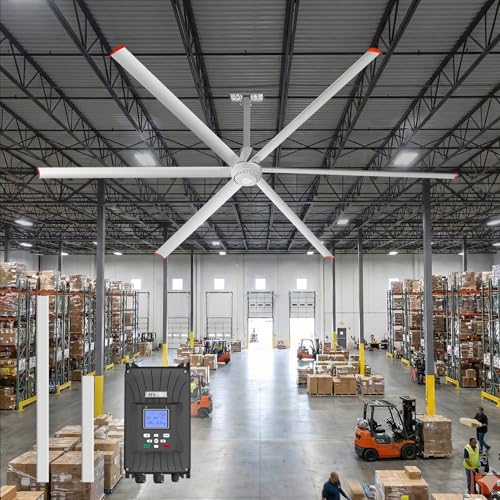 Breezary 144 Inch Industrial Ceiling Fan
