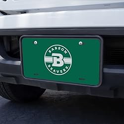 Babson College Beavers Logo Novelty Metal Vanity