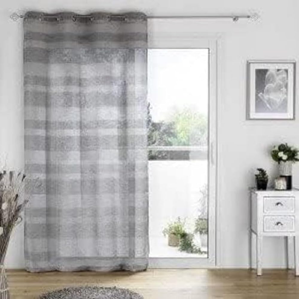 Douceur d'Intérieur Curtain 140 x 280 cm Grey