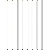 Burry Life Science Glass Stick 12" Length Stir Rod with Both Ends Round 8pcs/pk