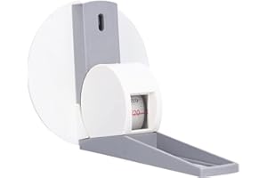 WISOQU Wall Mounted Height Measuring Tape 220cm Metric Height Meter Growth Ruler with Wall Plate for Home and Clinics