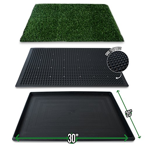 Ideas In Life Dog Potty Grass Pee Pad Large 20" x 30 Artificial Pet