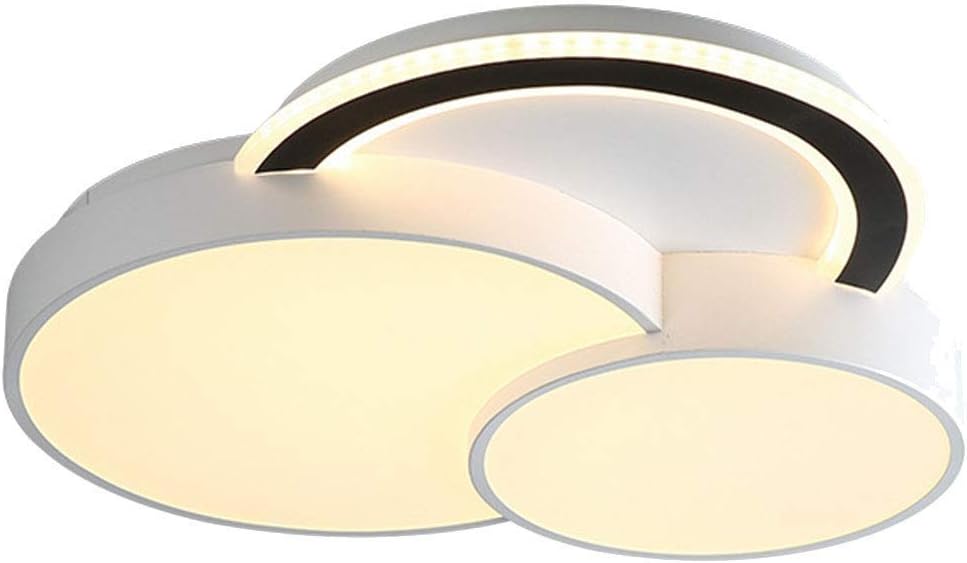 LCTCXD LED 3 Köpfe Runde Deckenleuchte, Erröten-Einfassung