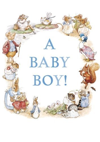 Beatrix Potter Baby Boy Greeting Card