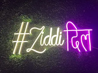 Custom Neon LED Sing Light for Home Decor Personalised Neon Sign Led Signs couple Neon Sing Light Board Sign for Birthday Wedding Anniversary Valentines Neon Couple Gift (1 Alphabet 4x4 inch)