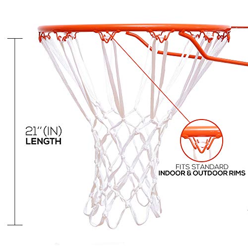 BETTERLINE 2Pack Heavy Duty Basketball Nets Premium Quality All