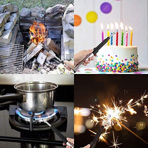 Extendable USB arc Lighter Flameless Electronic Stick Lighter, 360