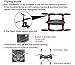 Taotuo Flying Quadcopter Car Remote Control Car and Quadcopter Drone (Black2)