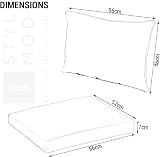 iSTYLE MODE BETTER HOME CHOICE Replacement Seat Cushions 1 2 3 Seater Grey view 4