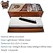 Brown Chef’s 2-sided (1000/3000) Grit Sharpening Whetstone with Non-Slip Bamboo Base and Angle Guide; for knives