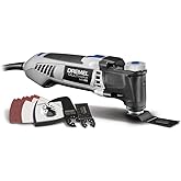 Dremel MM35-DR-RT 120V 3.5 Amp Variable Speed Corded Oscillating Soft Grip Convenient Accessory Swaps Multi-Tool Kit for Indo