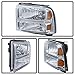Aftermarket for 05-07 F250 350 450 Super Duty Crystal Headlights