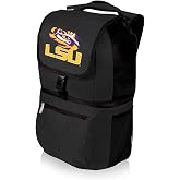 Picnic Time NCAA LSU Tigers Zuma Backpack Cooler, Black, 20 Liters