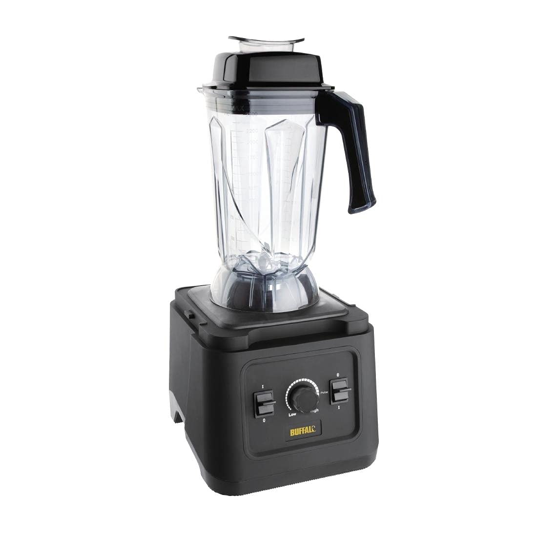 Buffalo 1,68 kW Leistungsstarker professioneller Stabmixer 2,5 Liter, BPA-freier Krug, Motor mit variabler Geschwindigkeit, CR836