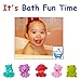 Bath Toy Organizer Comes with 5 Bath Toys and 2 Extra Strong Suction Cups for Baby Boys & Baby Girls. Bath Toy Net Holder, a Perfect Gift for a Baby Shower. Large White Net 18