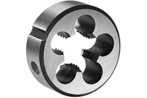 uxcell M16 x 2.0 Metric Round Die, Machine Thread Left Hand Threading Die, Alloy Steel Screw Thread Cutting Die