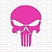 Punisher Skull Stencil - Skull Stencil, Army Stickers, Gun Stencils, Skull Stencils, The Punisher