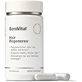 Serovital Hair Regeneres - Enhanced Hair Growth Vitamins for Women, Decrease Hair Loss and Shedding, Strengthen and Thicken Hair, Reduce Greying and Breakage, Regrow Hair, Hair Vitamins - 60 Count