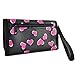 Caseen CS-80556 Wristlet Wallet Case - Pink Hearts