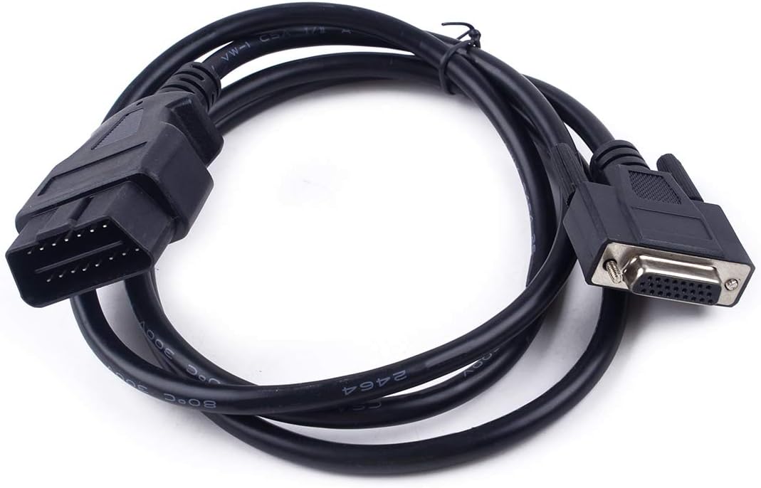 CITALL Car Diagnostic Scanner Tool Extension Adapter Cable Connector Fit for OBDII 16 Pin Male to 26 Pin Female