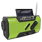 RunningSnail Solar Crank NOAA Weather Radio For Emergency with AM/FM, Flashlight, Reading Lamp And 2000mAh Power Bank