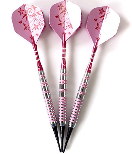 Taloyer 1 Set Lady Darts Soft Tips Conversion Dart Tip Points Flights with Shaft Brass Barrel - Thumbnail 6