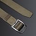 JASGOOD Survival Military Canvas Nylon Belts For Men Tactical Outdoor Belt with Metal Buckle (Suit Pant Size 40