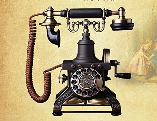 Antique fixed-line high-end creative retro telephone landline home rotary plate
