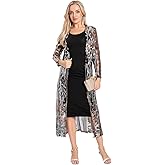 Sparkly Cardigan for Women 1920s Sequin Cardigans Long Sequin Duster Blazer 20s Glitter Open Front Coat Cover Up Dress