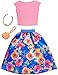 Barbie Complete Looks Floral Skirt Top, Pink