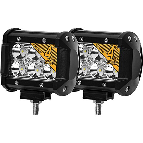 Eyourlife Led Light Pods 18W 4 Inch Spot Beam Cree Led Pod Lights Off Road Lights Waterproof