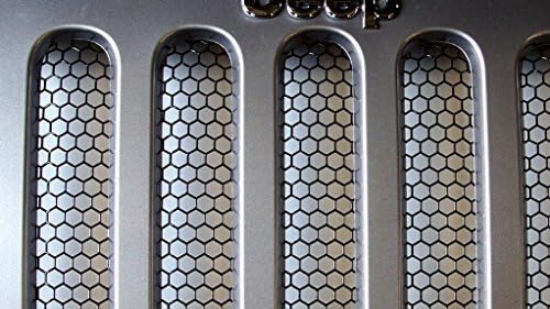 Best Coast Products 26145-Steel, custom 3D formed grille insert - Jeep wrangler JK (all Models) - Gloss Black