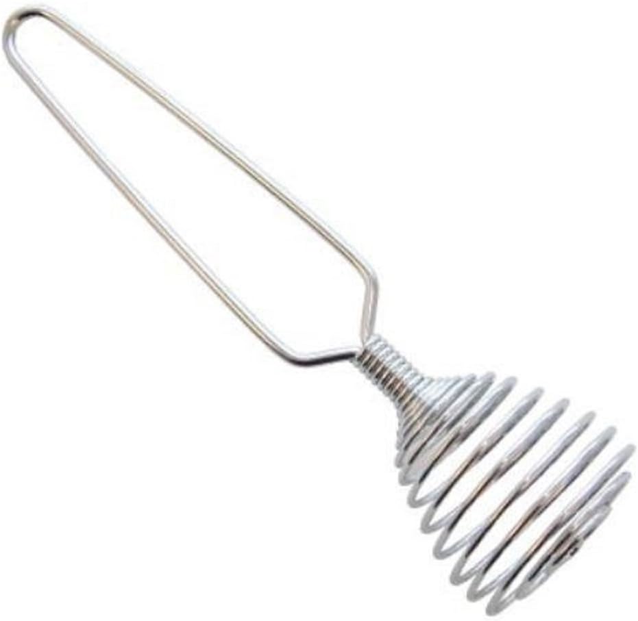 Chrome Plated Steel Hand Push Whisk Fiskie Fork For Cream Whipper Egg Non Stick
