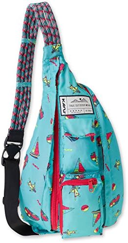 KAVU Rope Bag Backpack Canvas Winterscape Print KAVU Winterscape Rope Sling Bag Crossbody Backpack | eBay main image 2