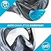 Wildhorn Seaview 180 V2 Full Face Snorkel Mask. Snorkeling Gear for Adults, Young, and Kids. Snorkel Mask Adult with FLOWTECH Advanced Breathing System, Panoramic Side Snorkel Set Design