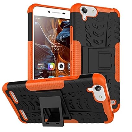 pinlu® Etui Schutzhülle Für Lenovo K5 / K5 Plus (5 Zoll) Handyhülle Hybrid Dual Layer Case TPU + PC Kombination Fall Stoßfest