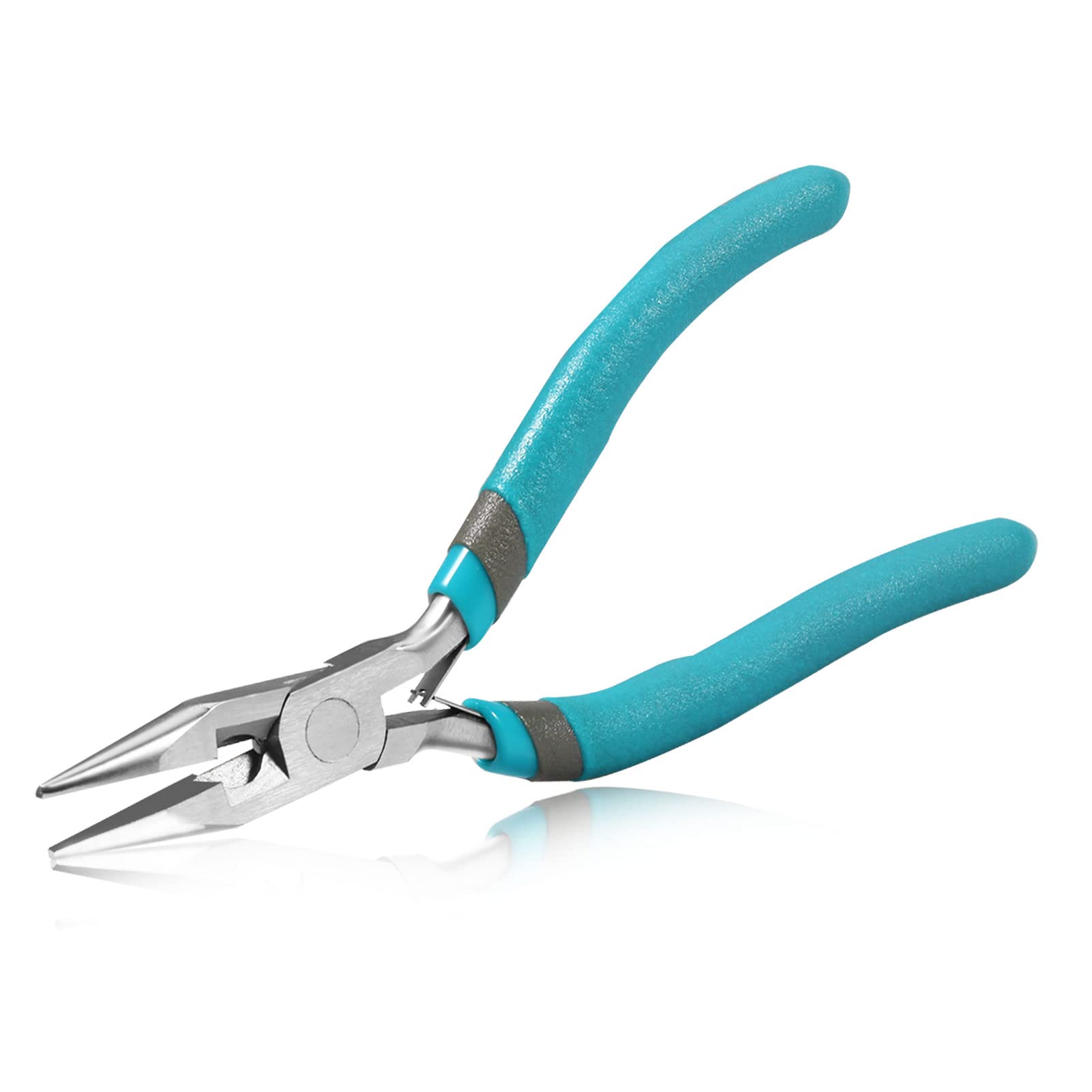 SPEEDWOX 6 Inches Long Nose Pliers with Cutter Mini Jewelry Pliers Small Wire Cutters Professional Jewelry Making Tool Beading Hobby Craft DIY Supplies