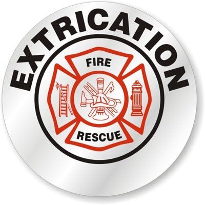 Extrication, HatHuggers Conformable Vinyl Labels - Spot Colors, 5 Decals / Pack, 2" x 2"
