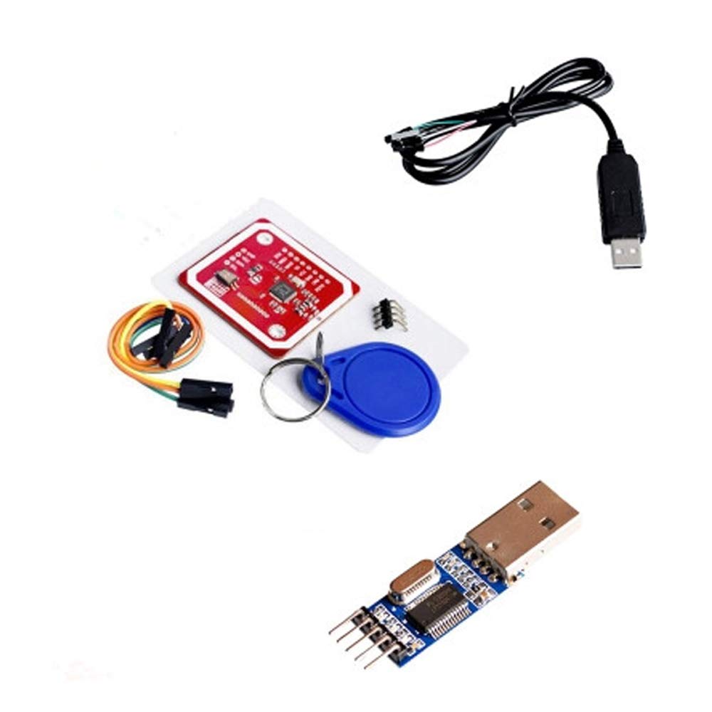 Digitalkey PN532 NFC Reading/Writing Module - RFID V3 with 2 Tags and 2 USB-TTL - Compatible with Arduino Raspberry Pi and Other IOT projects (Original)