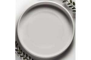 Willowy Matte White Ceramic Pot Saucer - Drainage Tray for 12, 13, 14, 15 Inch Planters + More Sizes