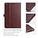 Procase LG G Pad II 10.1 Case/LG G Pad X 10.1 Case - Leather Stand Folio Case Cover for G Pad 2 10.1 and X 10.1 (V940N V930), with Multiple Viewing Angles, Document Card Pocket (Brown)