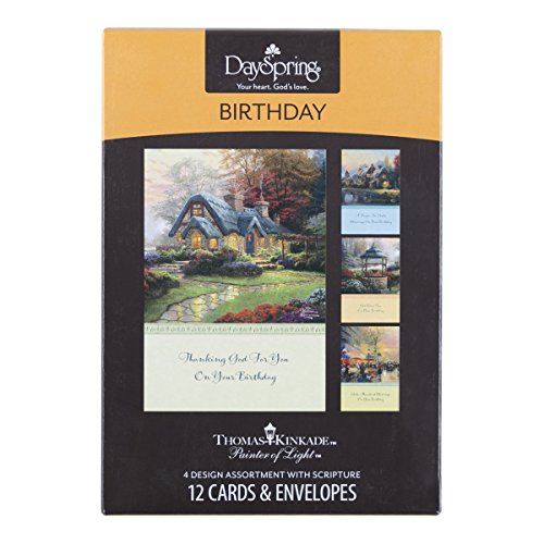DaySpring Thomas Kinkade Inspirational Boxed Cards Birthday