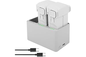 Rszfnjxry Mini 3 Series Intelligent Flight Battery Plus(2 Packs) with Bi-Directional Charging Hub for DJI Mini 3/ Mini 3 Pro,3850mAh 47 Mins Flight Time (Mini 3/Mini 3 Pro Battery*2 with Charger)