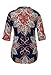 Dokotoo Womens Summer Casual V Neck Short Sleeve High Low Work Peasant Blouses and Tops Orange Large