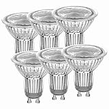 Fusheng Dimmable MR16 GU10 LED Bulbs 7W Replace 50W Halogen Bulbs MR16 Cob Bulbs GU10 Base 600LM 3000K Warm White 40°Beam Angle Spotlight with 120V Recessed Light Track Light. (3000K) UL Listed