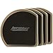 SuperSliders 4734295N Reusable Slide and Hide Furniture Movers for Carpet- Square Edge for Walls & Corners- Stays Hidden Under Furniture, 7" Linen (4 Pack) primary