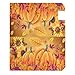Fall Pumpkins Autumn Sunflowers Maple Leaf Post Letter Box Wraps - Magnetic Thanksgiving Mailbox Cover - Outdoor Standard Size 18