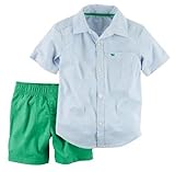 Carter's Baby Boys' 2 Piece Stripe Shirt Set