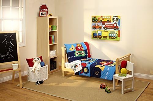 Everything Kids Toddler Bedding Set, Under Construction by Everything Kids