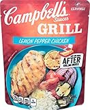 Campbell's Grill Sauces, Lemon Pepper Chicken, 10 Ounce (Pack of 6)